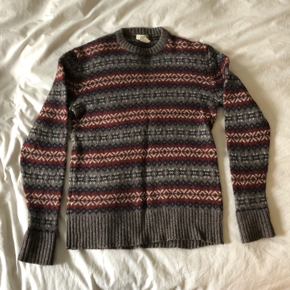 Cattivo 100% Shetland Wool Slim Fit Sweater M
